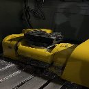 摇篮五轴转台  台湾台研170摇篮五轴，涡轮蜗杆结构，.